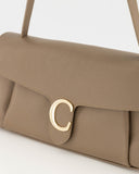 CADIZ // teatro shoulder bag taupe