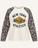 RILEY // longsleeve new york leopard mouw