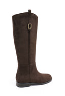 KIKKI // buckle boots donkerbruin