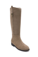 KIKKI // buckle boots beige