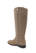 KIKKI // buckle boots beige