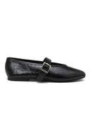 NOËLLE // buckle balerina zwart