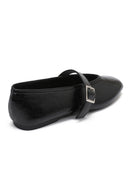 NOËLLE // buckle balerina zwart