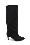 BIBY // suede kneeboots bruin