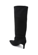 BIBY // suede kneeboots bruin