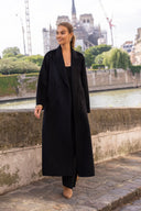 AMÉLIE // Luxury wool blend coat zwart