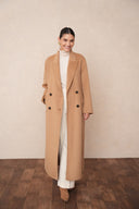 AMÉLIE // Luxury wool blend coat camel