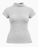 LYRA // Ambika soft col top plum