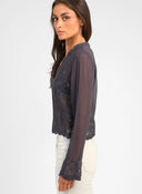 SALAMA // An'ge lace blouse night