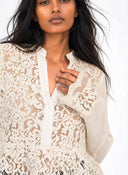 SALAMA // An'ge lace blouse ecru