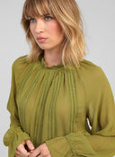 SALOUNA // An'ge blouse matcha