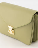 ESTHER // teatro leather bag groen
