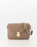 ESTHER // teatro leather bag taupe