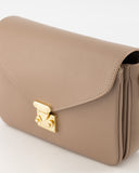 ESTHER // teatro leather bag taupe