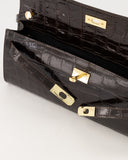 PALERMO // teatro croco bag bruin