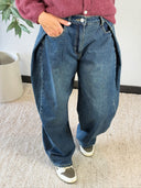 ROXY // Queen Hearts balloon jeans dark blue