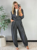 KICKEL // ambika pantalon grijs