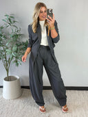 KICKEL // ambika pantalon grijs