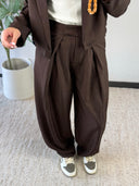 KICKEL // ambika pantalon donkerbruin