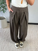 KICKEL // ambika pantalon coffee plaid