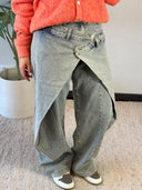 TIARA // Double Waist Queen hearts jeans