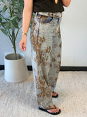 FLORENCE // Queen hearts flower jeans