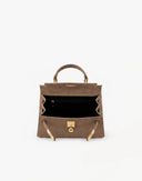 GRACE // teatro suede bag taupe